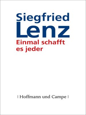 cover image of Einmal schafft es jeder